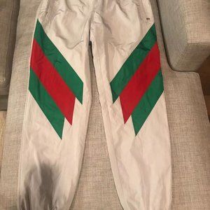 Gucci Technical Nylon Web Stripe Sweatpant